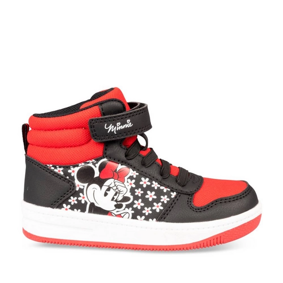 Baskets NOIR/ROUGE Fille