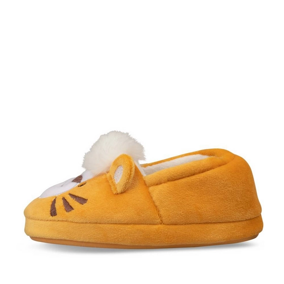Chaussons lion JAUNE TAMS