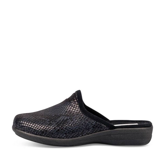 Pantoffels_avec_talon ZWART Dames