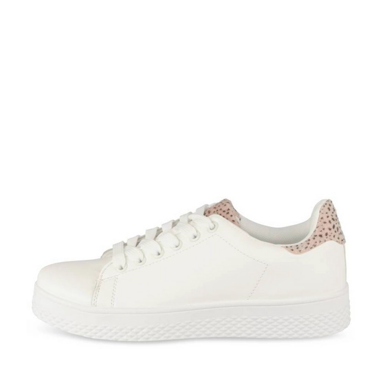 Sneakers WIT/KASTANJEBRUIN Dames