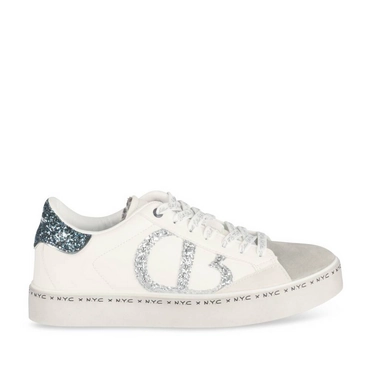 Sneakers WIT/ZILVER Dames