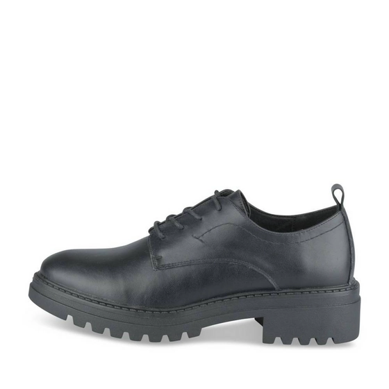 Veterschoenen ZWART Dames