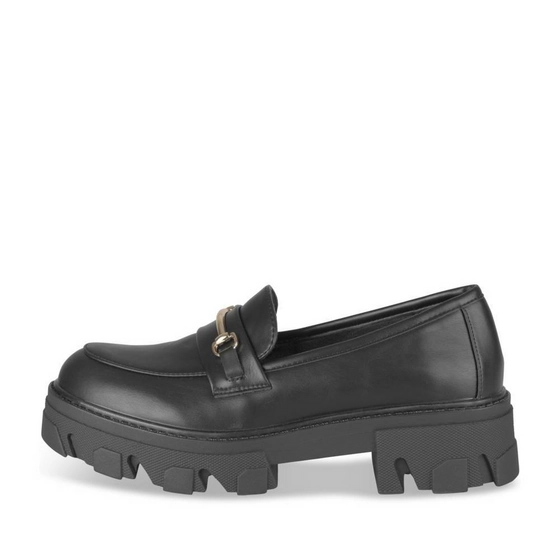 Mocassins_avec_talon ZWART Dames