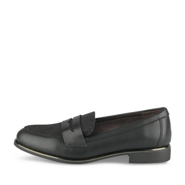 Mocassins_avec_talon ZWART Dames
