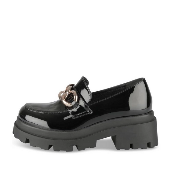 Mocassins_avec_talon ZWART Dames
