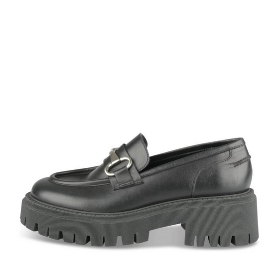 Mocassins_avec_talon ZWART Dames