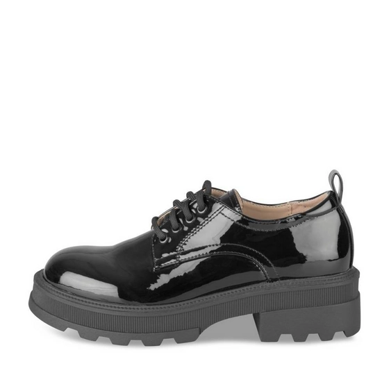 Veterschoenen ZWART Dames