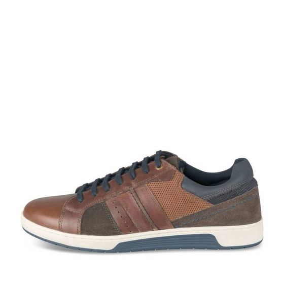 Sneakers KASTANJEBRUIN/NAVY Heren