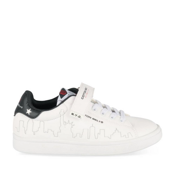 Baskets BLANC/NOIR Garçon