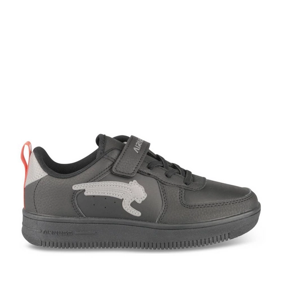 Baskets NOIR/ORANGE Garçon