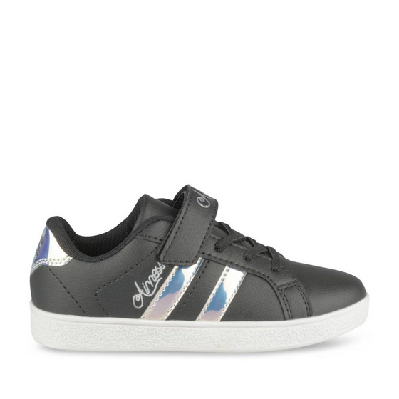 Baskets NOIR/ARGENT Fille