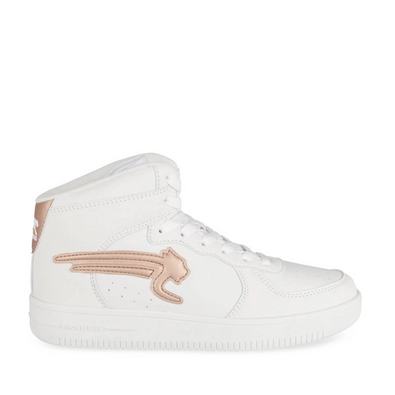 Baskets BLANC/ROSE Femme