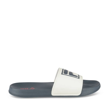 Badslippers WIT/NAVY Jongen