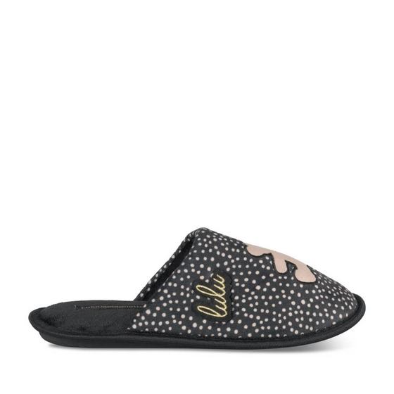 Pantoffels_avec_talon ZWART Dames