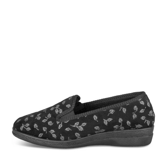 Pantoffels_avec_talon ZWART Dames