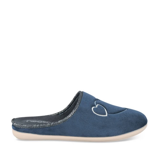 Pantoffels_avec_talon BLAUW Dames