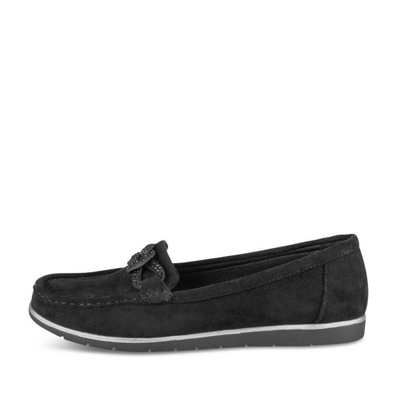 Mocassins_avec_talon ZWART Dames