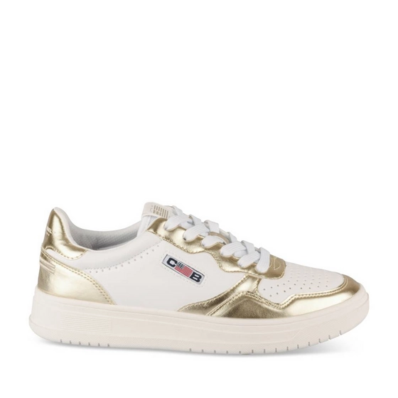 Baskets BLANC/OR Femme
