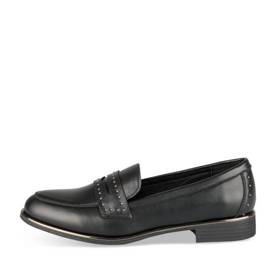 Mocassins_avec_talon ZWART Dames