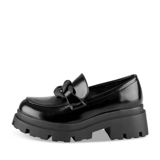 Mocassins_avec_talon ZWART Dames