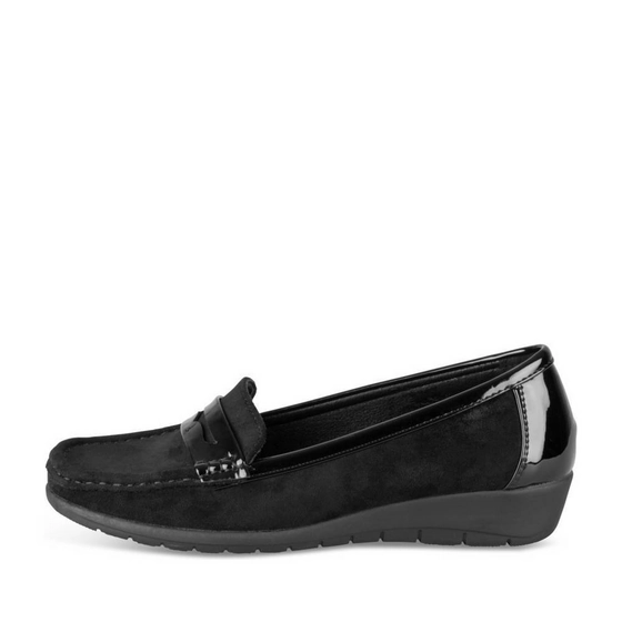Mocassins_avec_talon ZWART Dames