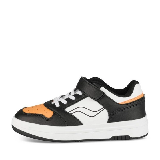Baskets BLANC/ORANGE Garçon