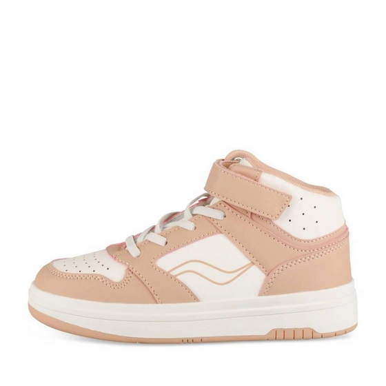 Baskets BLANC/ROSE Fille