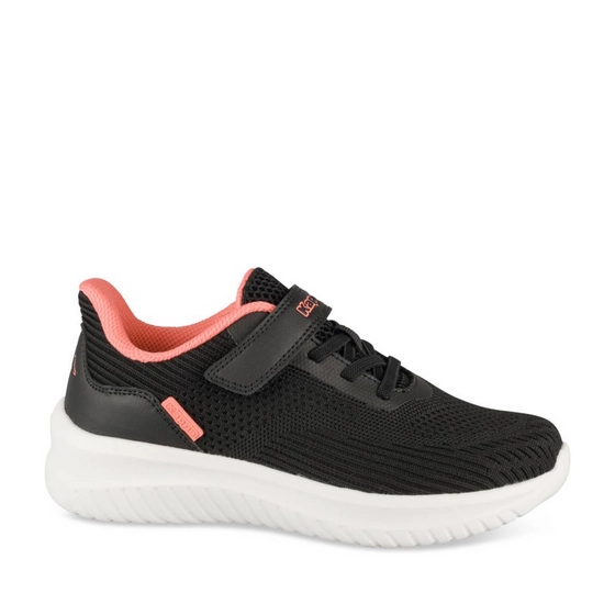 Baskets NOIR/ROSE Fille