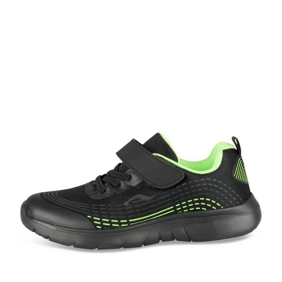 Baskets NOIR/VERT Garçon