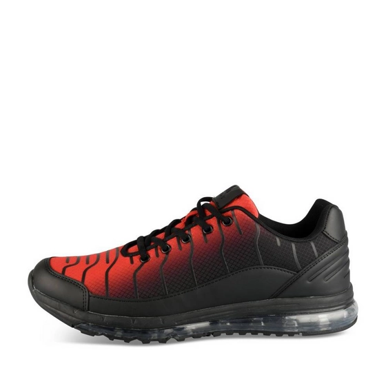 Sneakers ZWART/ROOD Heren